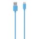 Belkin F2CU012BT2M-BLU USB cable 2 m 2.0 USB A Micro-USB B Blue