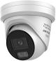 Hikvision 16MP Acusense Strobe Light and Audible Warning IP Turret  Camera 4mm – White  