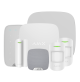 Ajax Systems 35657 Ajax Kit 4 Hub2(2G)+MP DD House with keypad (8PD) white 