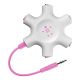 Belkin MixIt Colour Range Rockstar Multi 5-Way Splitter for Headphone Pink