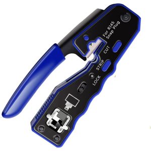 Pace Professional RJ45 Crimping Tool Pass Through Crimper All-in-one Stripper