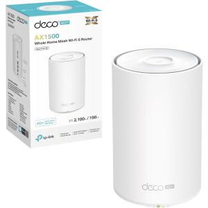 TP-Link Deco X10-4G AX1500 4G+ Wi-Fi 6 Router, 4G+ LTE CAT6 Unlocked 1 Pack