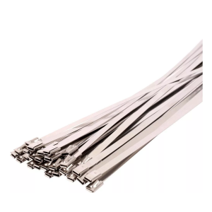 Stainless 304 Ball Lock Steel Cable Ties 350 x 4.6mm pack of 100