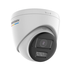 Hikvision 4K Smart Hybrid ColorVu 2.8mm PoC Turret Analogue Camera With Built-in mic  -Grey DS-2CE72UF3T-LSYE(2.8mm)