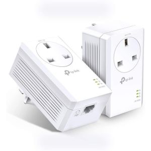 TP-Link TL-PA7017P KIT AV1000 Gigabit HD/3D/4K TV Gaming Powerline 1000Mnps Starter KIT UK Manufacturer Refurbished