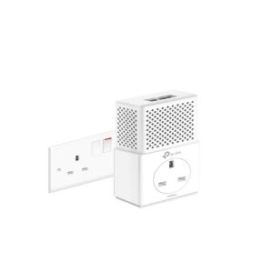 TP-LINK TL-PA7020P AV1000 2 Port Gigabit Passthrough Powerline Adapter X 1 Manufacturer refurbished