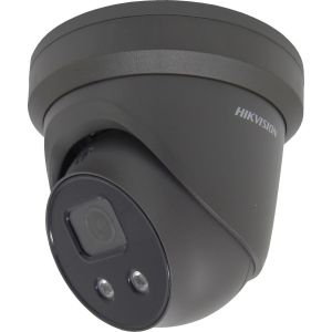 Hikvision DS-2CD2346G2-ISU-SL(2.8mm)Grey AcuSense 4MP 2.8mm fixed lens Darkfighter turret camera with IR - Grey