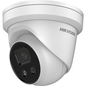 Hikvision DS-2CD2346G2-ISU-SL(2.8mm) AcuSense 4MP 2.8mm fixed lens Darkfighter turret camera with IR - White