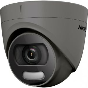 Hikvision DS-2CE72HFT-E5 MP ColorVu PoC Fixed Turret Camera - Grey