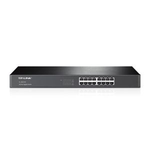 TP-Link TL-SG1016 16-Port Gigabit Rackmount Network Switch - UK Refurbished